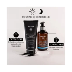 Apivita Gel Detergente Nero Viso/Occhi 150ml
