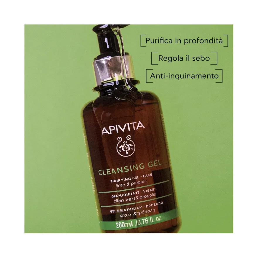 Apivita Gel Purificante Viso 200ml