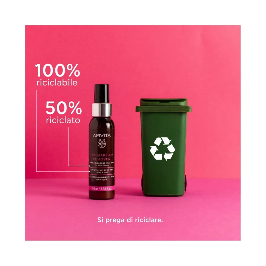 Apivita Latte Detergente Delicato Occhi 100ml