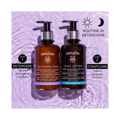 Apivita Mousse Detergente Cremosa Viso/Occhi 200ml