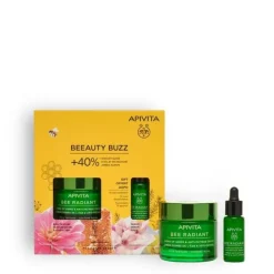 Apivita Set Bee Radiant Crema Ricca 50ml + Siero 10ml
