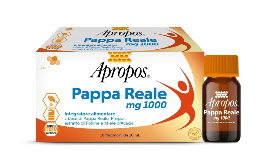 Apropos Pappa Reale 1000mg 10 Flaconcini da 10ml