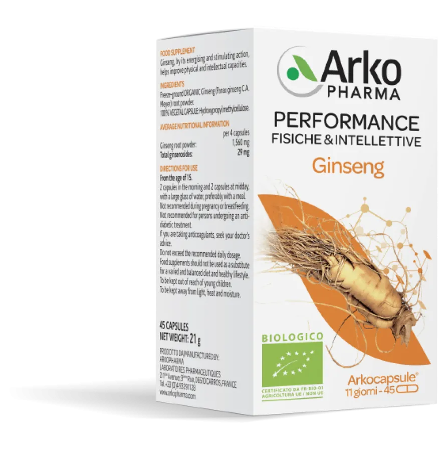 Arkopharma Ginseng Bio 45 Capsule