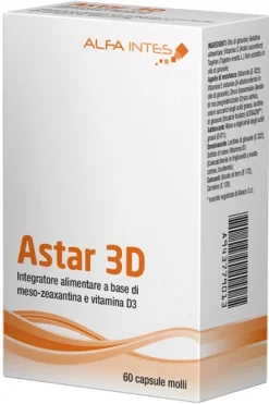 Astar 3D 60 Capsule Molli Integratore Benessere 3D