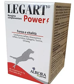 Aurora Biofarma Legart Power Forza E Vitalità Per Cani 20 Compresse