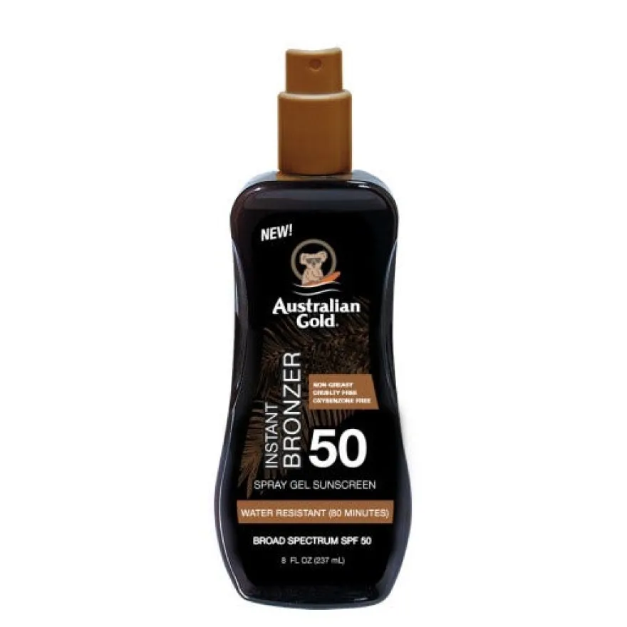 Australian Gold Instant Bronzer SPF50 Gel Spray 237ml