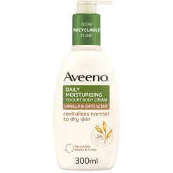 Aveeno Daily Moisturising Crema Corpo Idratante Yogurt Vaniglia & Avena 300ml