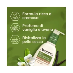 Aveeno Daily Moisturising Crema Corpo Idratante Yogurt Vaniglia & Avena 300ml