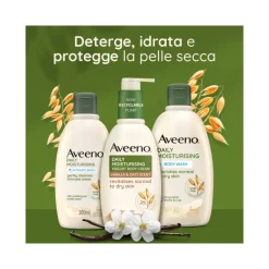 Aveeno Daily Moisturising Crema Corpo Idratante Yogurt Vaniglia & Avena 300ml