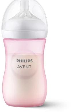 Avent Biberon Natural Response da 260ml Rosa Tettarella Flusso 3
