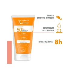 Avène Crema SPF 50+ Solare Viso 50ml