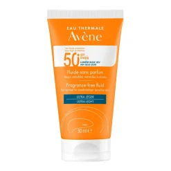 Avène Fluido Senza Profumo SPF 50+ Solare Viso 50ml