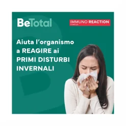 Be-Total Immuno Reaction Integratore Alimentare Difese Immunitarie Vitamina C 8 Flaconcini