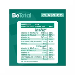 Be-Total Sciroppo Integratore Alimentare Vitamina B Sistema Immunitario Bambini Limone 100 ml