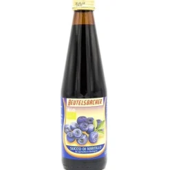 Beutelsbacher Succo Mirtilli Neri Bio 330ml