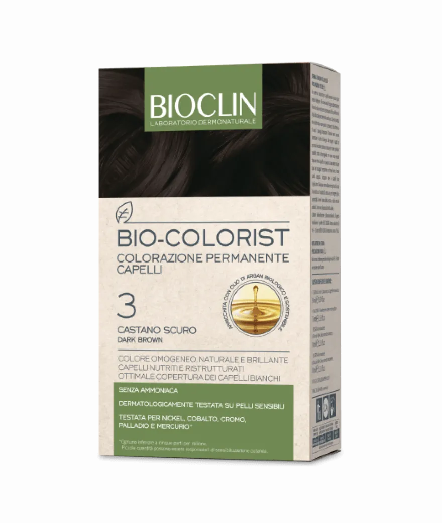 Bioclin Bio Colorist Colorazione Permanente 3 Castano Scuro