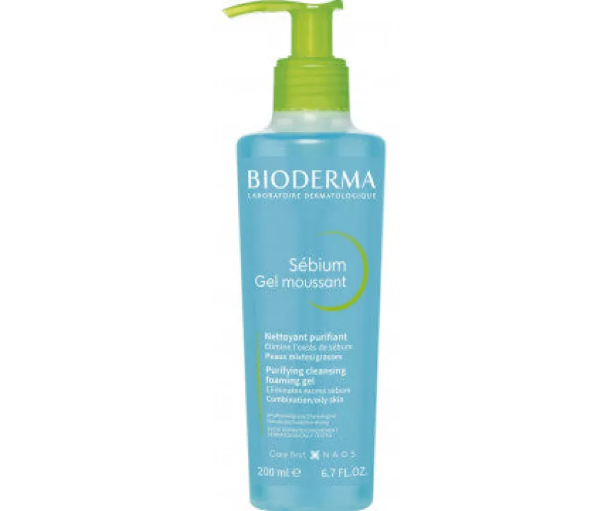 Bioderma Sebium Moussant Gel Detergente 200ml