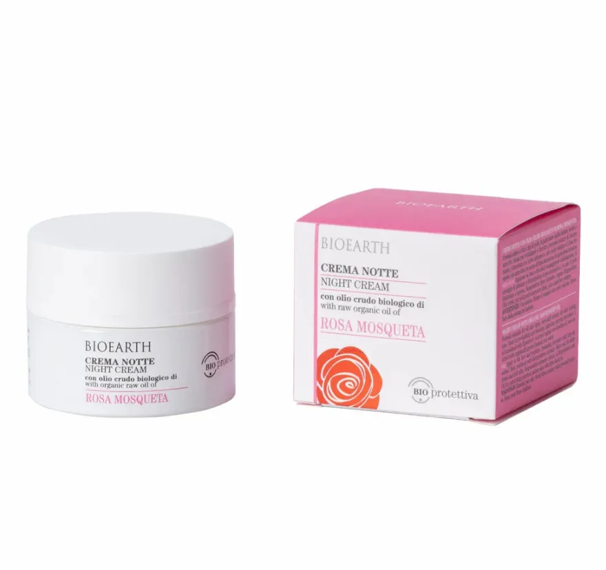 Bioearth Crema Notte Rosa Mosqueta 50ml