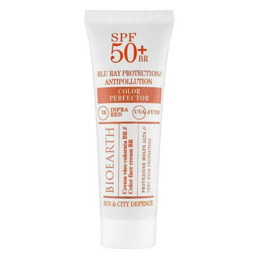 Bioearth Crema Solare Viso Color Perfector 50ml SPF50+