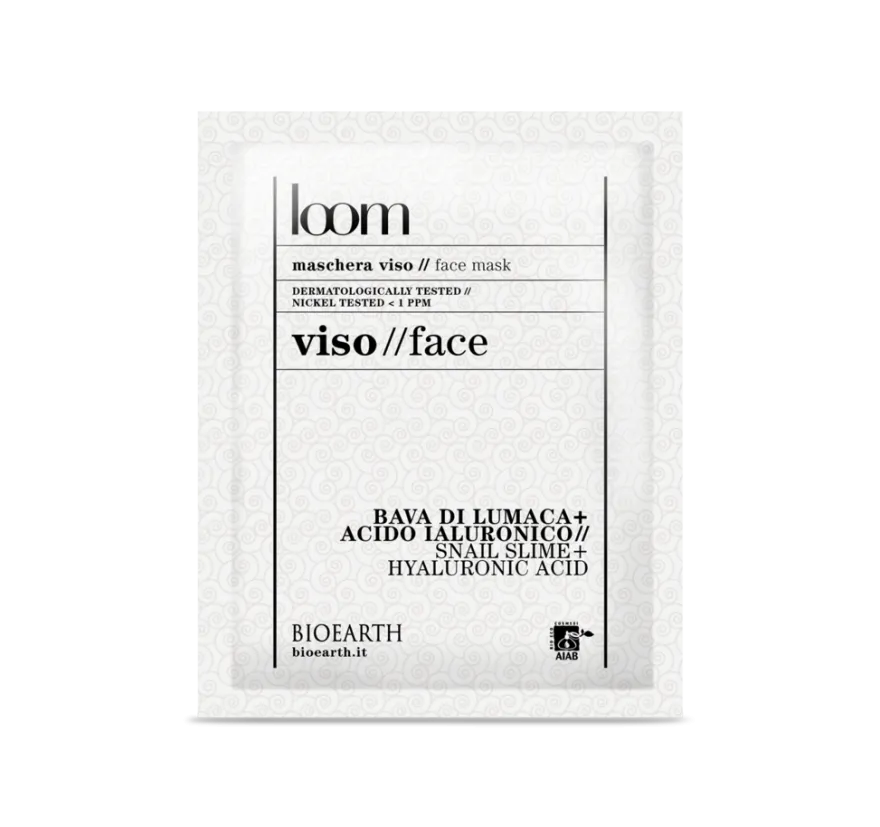 Bioearth Loom Maschera Viso Bava Di Lumaca 15ml