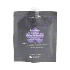 Biofficina Toscana Maschera Viso Argilla Nera Detox Illuminante 30g