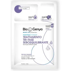 Biogenya Maschera Tessuto Trattamento Tri-Fase Seboequilibrante