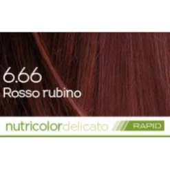 Biokap Nutricolor Delicato Rapid 6.66 Rosso Rubino 135ml