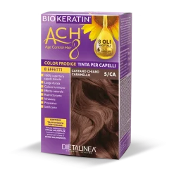 Biokeratin ACH 8 Kit Tinta Per Capelli 5/CA Castano Chiaro Caramello