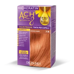 Biokeratin ACH 8 Kit Tinta Per Capelli 7/R Biondo Rame