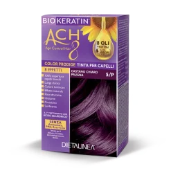 Biokeratin Ach8 Tinta per Capelli Castano Chiaro Prugna 5/P