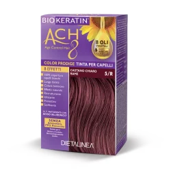 Biokeratin Ach8 Tinta per Capelli Castano Chiaro Rame 5/R