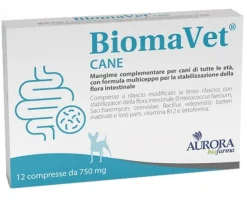 Biomavet Mangime Complementare Per Cani 750mg 12 Compresse