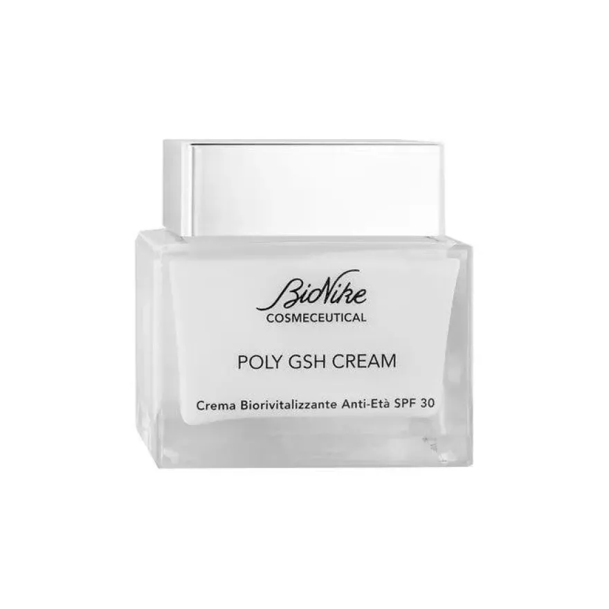 Bionike Cosmeceutical Poly GSH Cream Biorivitalizzante SPF 30 Anti-Età 50ml