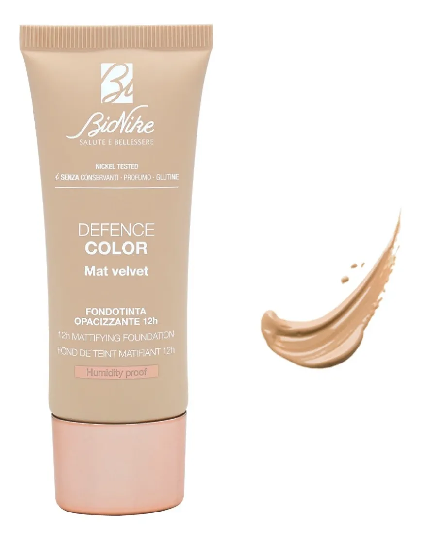 Bionike Defence Color Mat Velvet Fondotinta N. 403 Vrai Sable 30ml