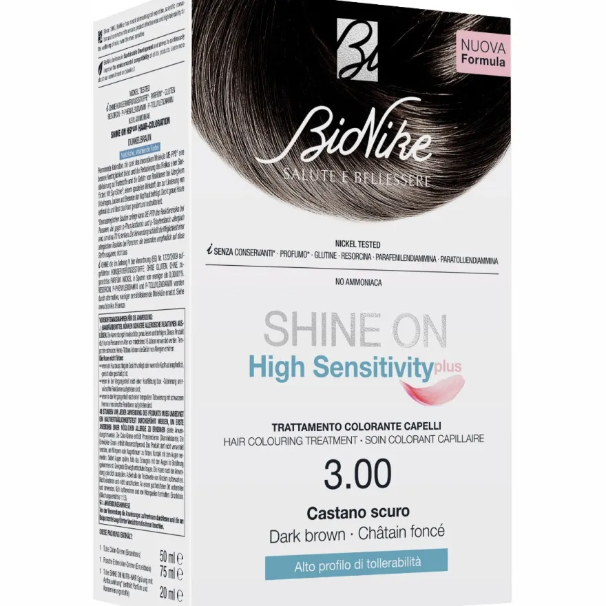 Bionike Shine On High Sensitivity Plus Castano Scuro 3.00