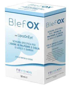 BlefOX Schiuma Per Igiene Palpebre E Ciglia 50ml + 60 Dischetti