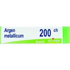 Boiron Argentum Metallicum Globuli 200Ch Dose 1g