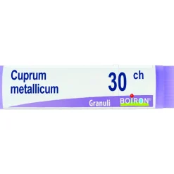 Boiron Cuprum Metallicum Globuli 30Ch Dose 1g