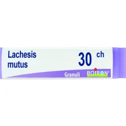 Boiron Lachesis Mutus Globuli 30Ch Dose 1g