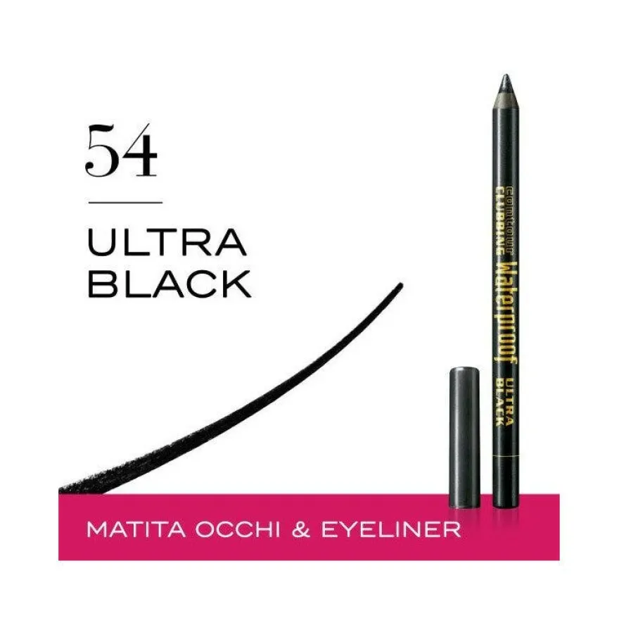 Bourjois Contour Clubbing Waterproof Matita Occhi 1,2g 054 Ultra Black