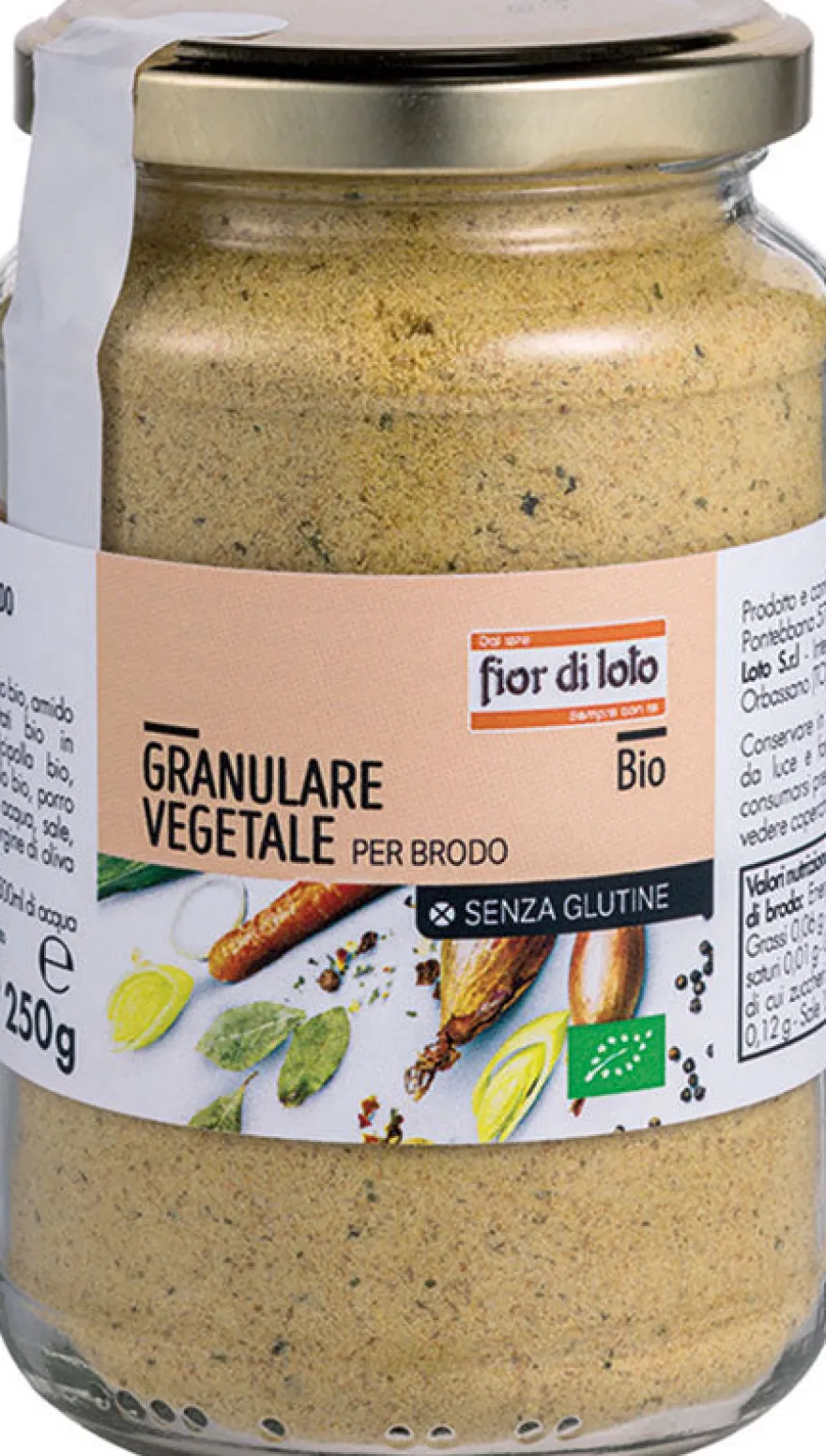 Brodo Vegetale Granulare Polvere 250g
