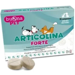 Buona Pet Articolina Forte Mangime Complementare Per Cani E Gatti 30 Compresse