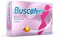 Buscofen 200 mg Con Ibuprofene Analgesico Contro Dolori Da Ciclo 12 Capsule Molli