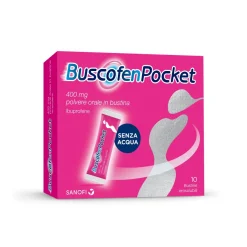 BuscofenPocket 400mg Con Ibuprofene Analgesico Contro Dolori Da Ciclo 10 Bustine