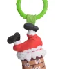 Camon Babbo Natale Nel Camino in Peluche E Tpr Per Cani 35cm