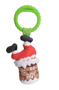 Camon Babbo Natale Nel Camino in Peluche E Tpr Per Cani 35cm