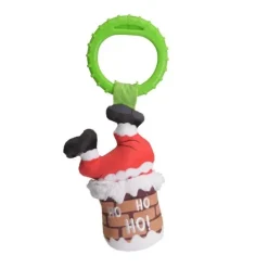 Camon Babbo Natale Nel Camino in Peluche E Tpr Per Cani 35cm