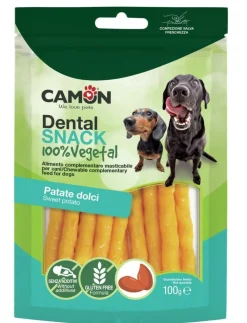 Camon Bauveg Snack Sticks Con Patata Dolce Per Cani 100g 10cm