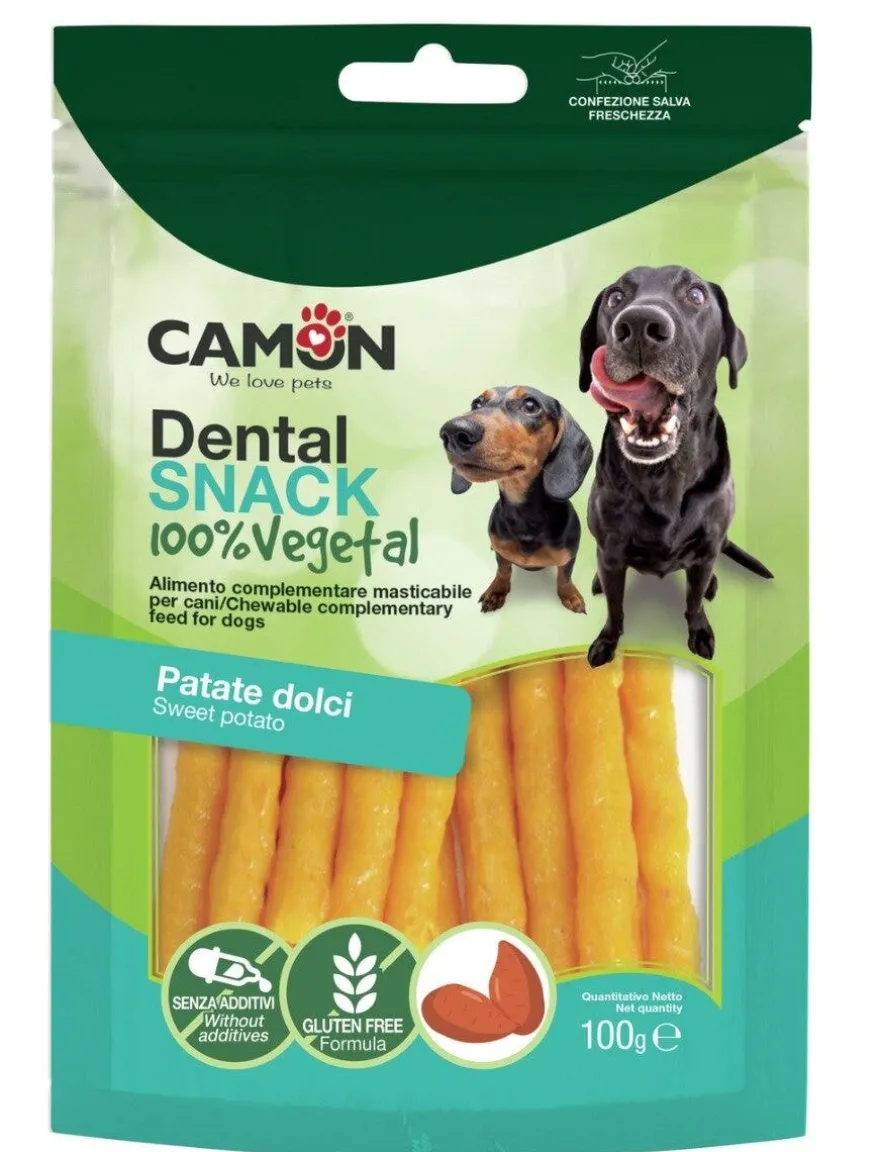 Camon Bauveg Snack Sticks Con Patata Dolce Per Cani 100g 10cm