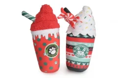 Camon Bicchierone Natalizio in Peluche Per Cani Con Squeaker